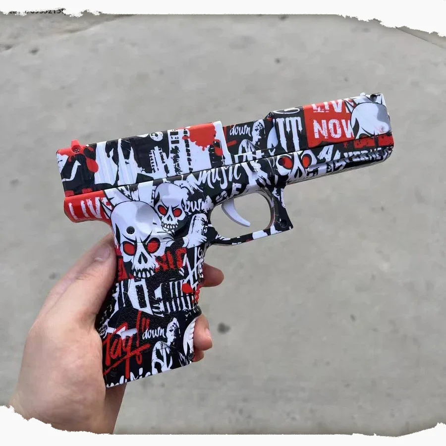 2024 M1911 Colt Graffiti juguetes pistola de expulsión Airsoft pistola balas suaves dardos para niños deportes al aire libre CS pistola de tiro