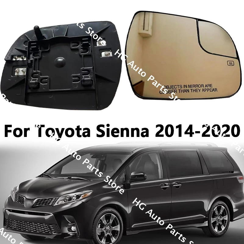 

OEM 8790608080 для Toyota Sienna 2014 2015 2016 2017 2018 2019 2020 левая/правая сторона двери с подогревом крыла зеркало заднего вида стекло