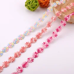 5Yards Gypsophila Flower Embroidered Lace Trim Ribbons Fabric Trim DIY Sewing Handmade Craft Materials Clothes Accessories Home