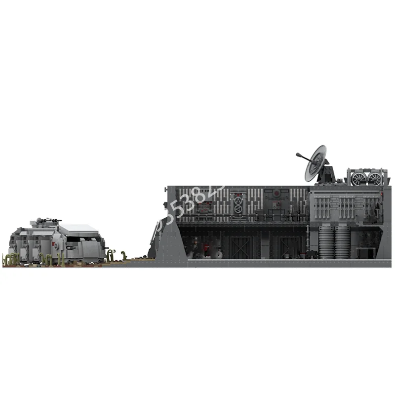 4386PCS Moc Star Battle SW - Imperial Bunker ฐาน 3D สถาปนิกสร้างสรรค์เด็กอาคารอิฐของเล่นของขวัญวันเกิดบล็อก