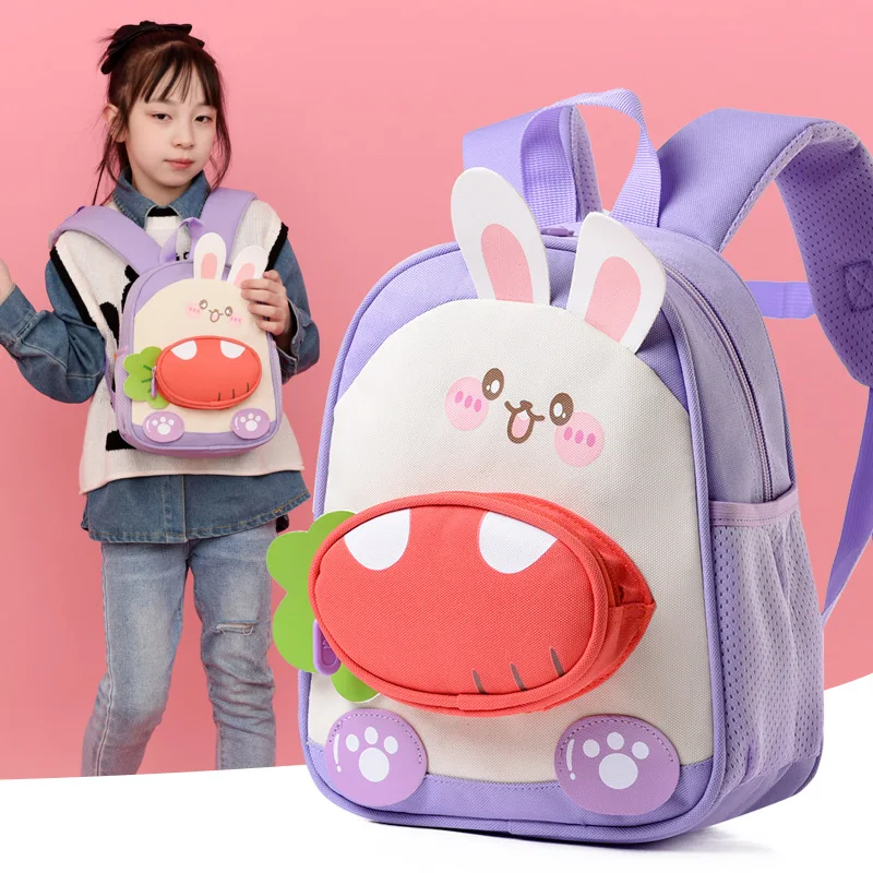 Kids Backpack for Boy Cute Backpack for Girl Cartoon Rabbit School Bags Mother Kids Bags for Girl Toddler Backpacks Mochila 백팩