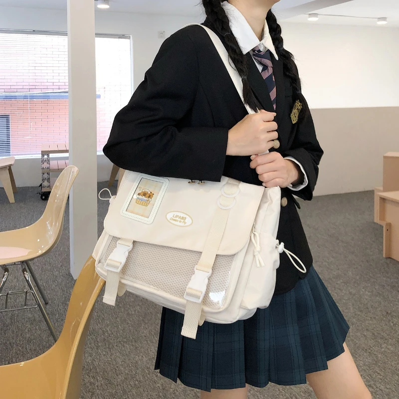 

New Large Capacity Tote Bag Fashion Versatile Transparent Commuting Bag Simple Stylish Shoulder Crossbody Bag