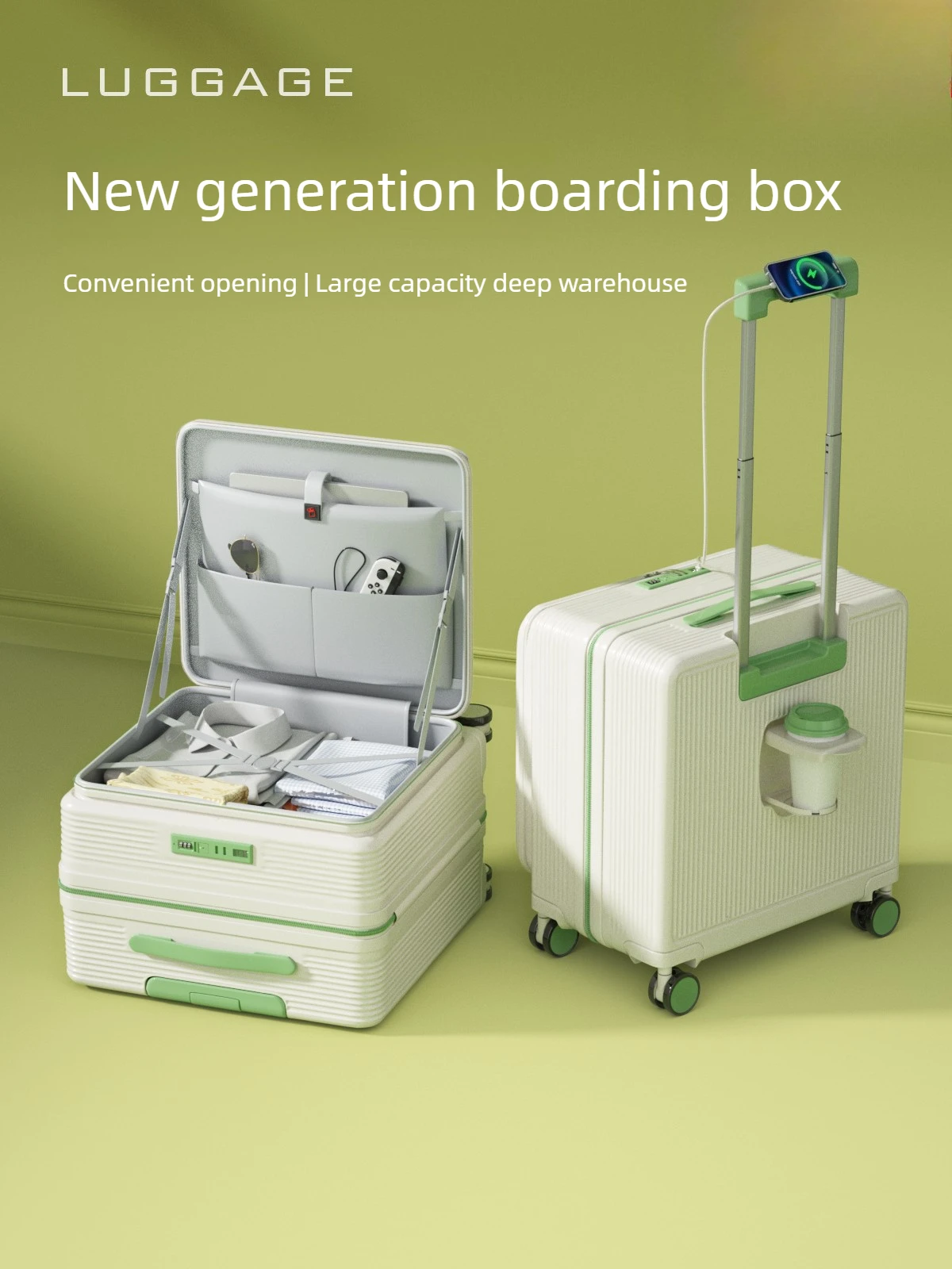 Travel Luggage Set Carry on Luggage with Wheels Carry on Luggage It's Small and Can Be Carried in An Aircraft Trunk Suitcase