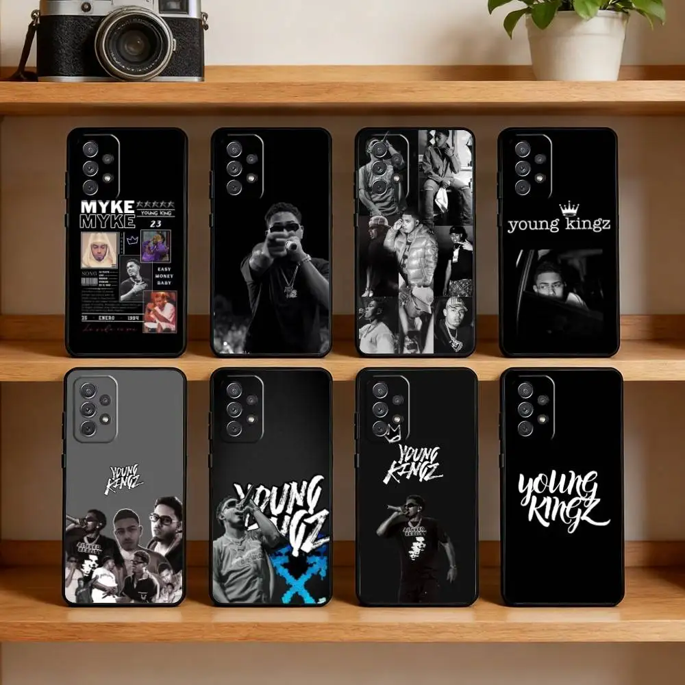 

M-Myke Towers Phone Case For Samsung Galaxy A73,A72,A71,A70,A52,A51 Others Soft Black Cover