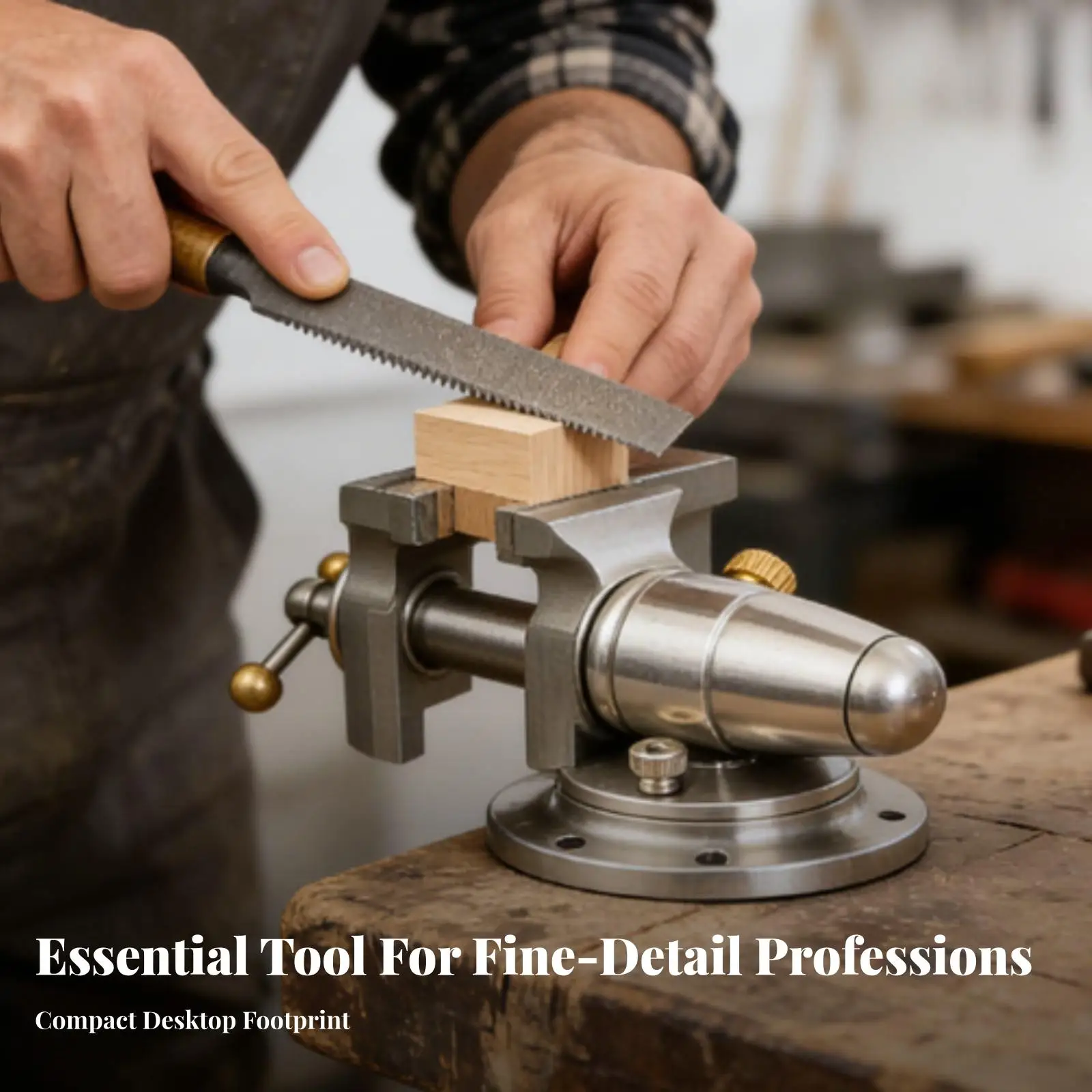Precision Mini Vise Compact for Watch Repair, Filing and Drilling