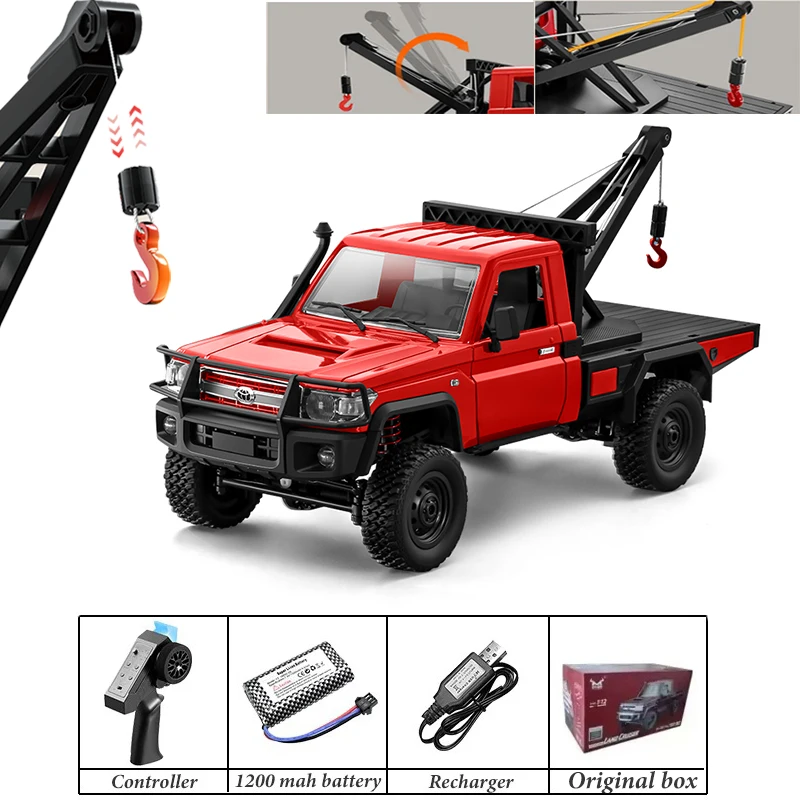 

Clearance Sale MN82T Model Waterproof Servo and Is A Full-scale Remote-controlled Mini Crane with Remote Lifting Control