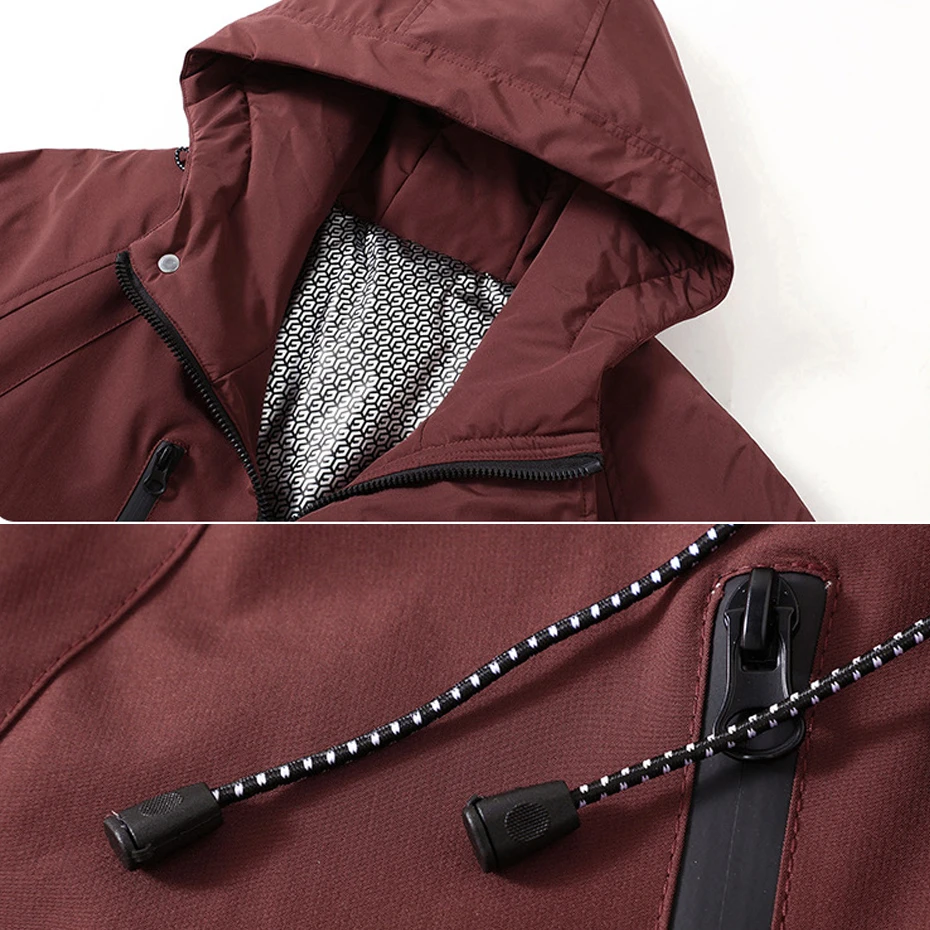 سترة شتوية سميكة للرجال 10XL مقاس كبير سترات مقاومة للماء موضة غير رسمية سترة واقية دافئة معطف رجالي ملابس خارجية خارجية #4