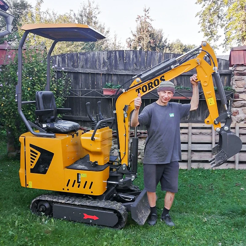 EPA/CE حفارة صغيرة للبيع 1 طن 1.2 طن آلة حفار صغيرة حفارة مزرعة مخصصة للحديقة #5