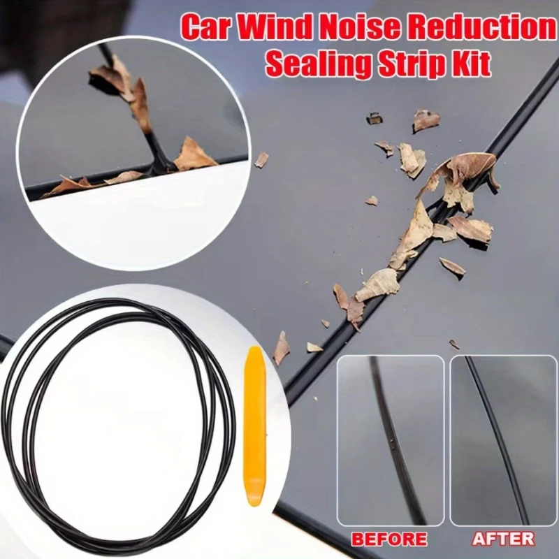 Car Wind Noise Reduction Kit Quiet Seal Kit Car Accessories Skylight Glass Sealing Strip Sunroof Seal Strip For Tesla Model 3 view 2