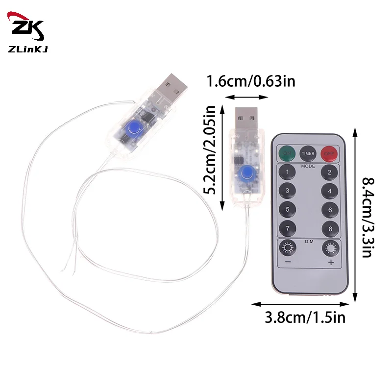 Led Light Remote 4.5V LED Strips Light Remote Controller USB Circuit Board Christmas Home Party Lighting Decoration Equipment