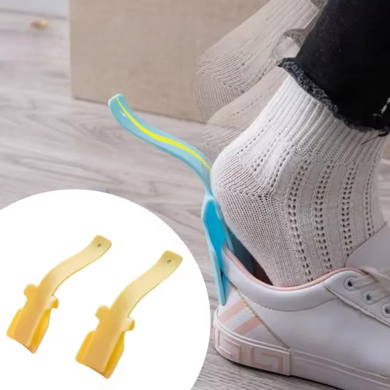 Professional Portable Lazy Shoe Helper Unisex Shoehorn Easy on And Off Shoe Lifter Sturdy Slip Sleep Aid Tool Shoes Accessories