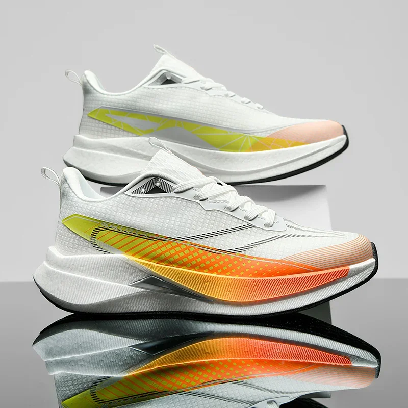 

Men's Fashionable Casual and Comfortable Sports Running Shoes Breathable Fabric Upper Non-Slip and Wear-Resistant Shoes