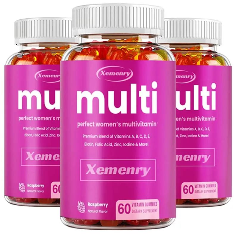 Women's Multivitamin Gummies - Boosts Immunity, Replenishes Cellular Energy, Promotes Bone Health, and Improves Skin Condition