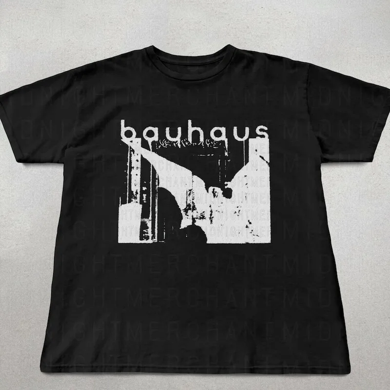 

Футболка Bauhaus, футболки группы 80-х годов, готические рубашки, футболка с рисунком Bauhaus, футболка в стиле ретро, модные хлопковые рубашки унисекс, альтернативная одежда, c