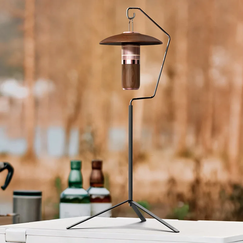 Detachable Lantern Stand Light Rack, Folding Camping Light Holder, Tabletop Lightweight Tripod Light Stand