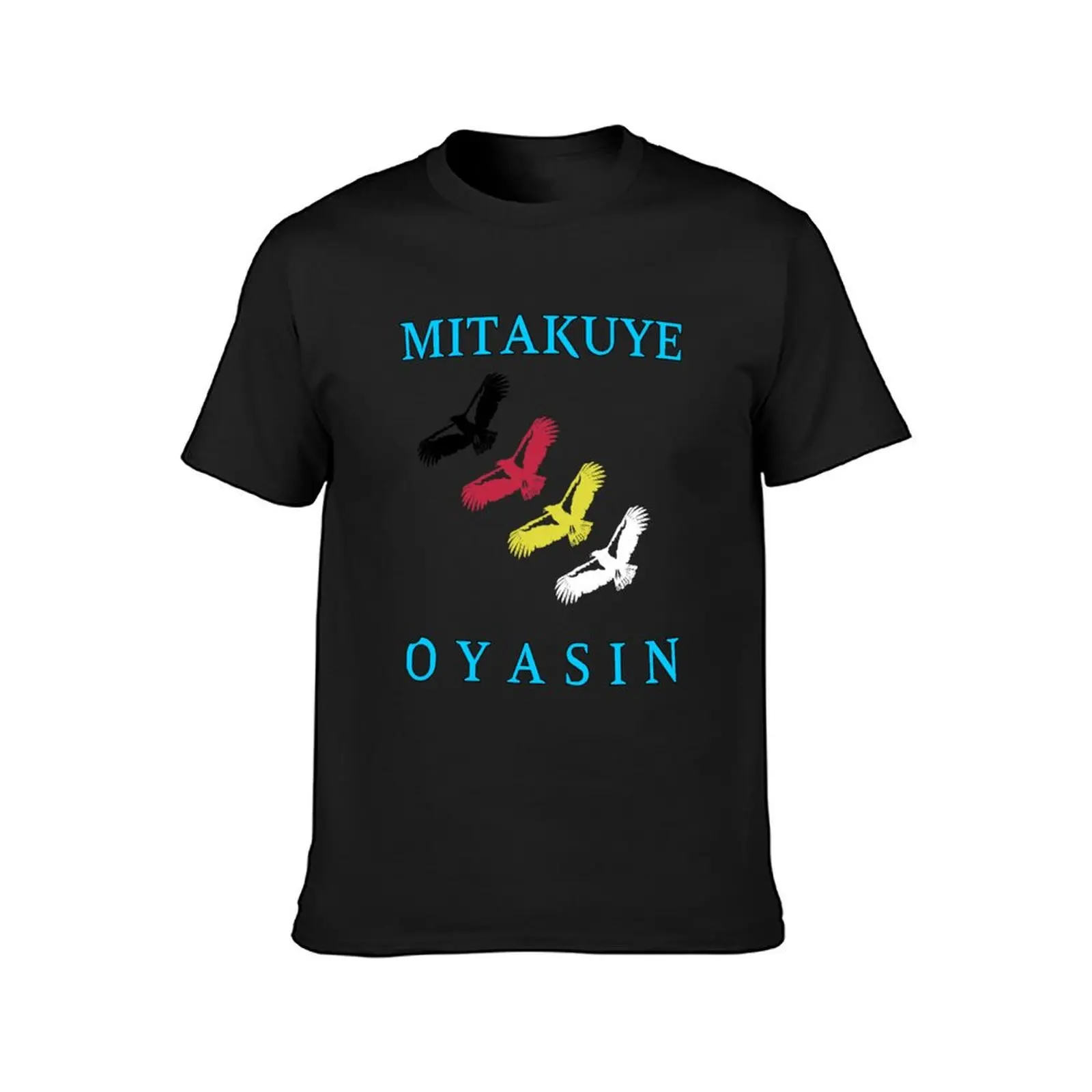 Mitakuye Oyasin T-Shirt plus sizes animal prinfor boys oversizeds cute clothes plain black t shirts men