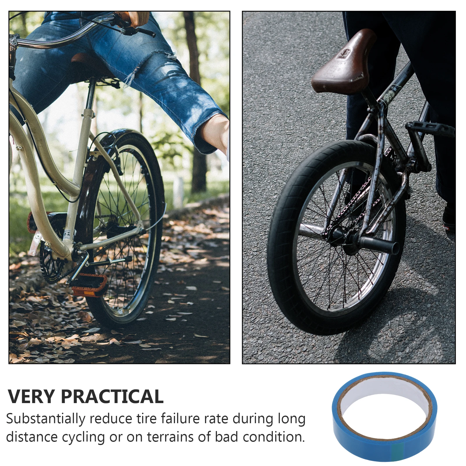 

Inner Tube Sealing Tape Bike Rim Strip Protective Cushion Puncture Proof Tire Toughness Fatigue Resistance Elasticity