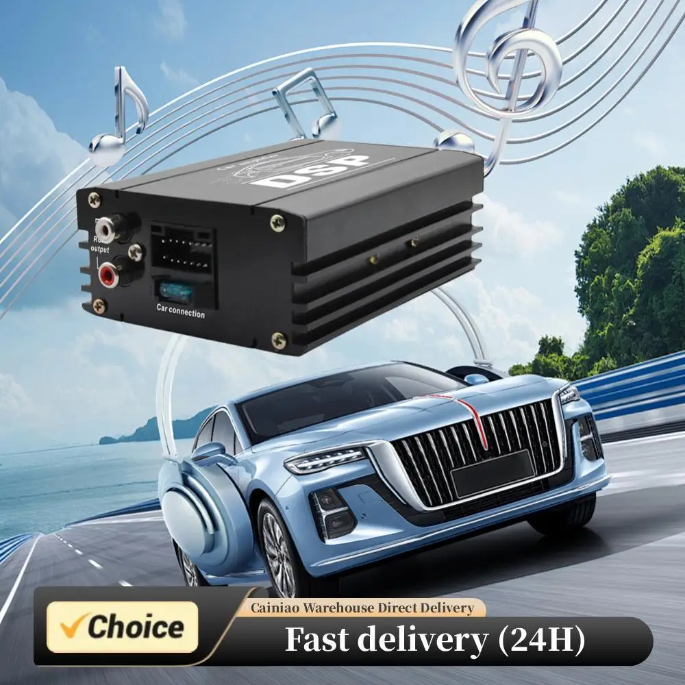 

4x50W Car DSP Digital Audio Processor 4-Channel DSP Car Power Amplifier Audio Digital Sound Processor for Cars