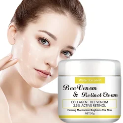 Bee Venom Retinol Cream Soothing moisturizing lotion with natural honey for all skin types, fresh fragrance for daily use