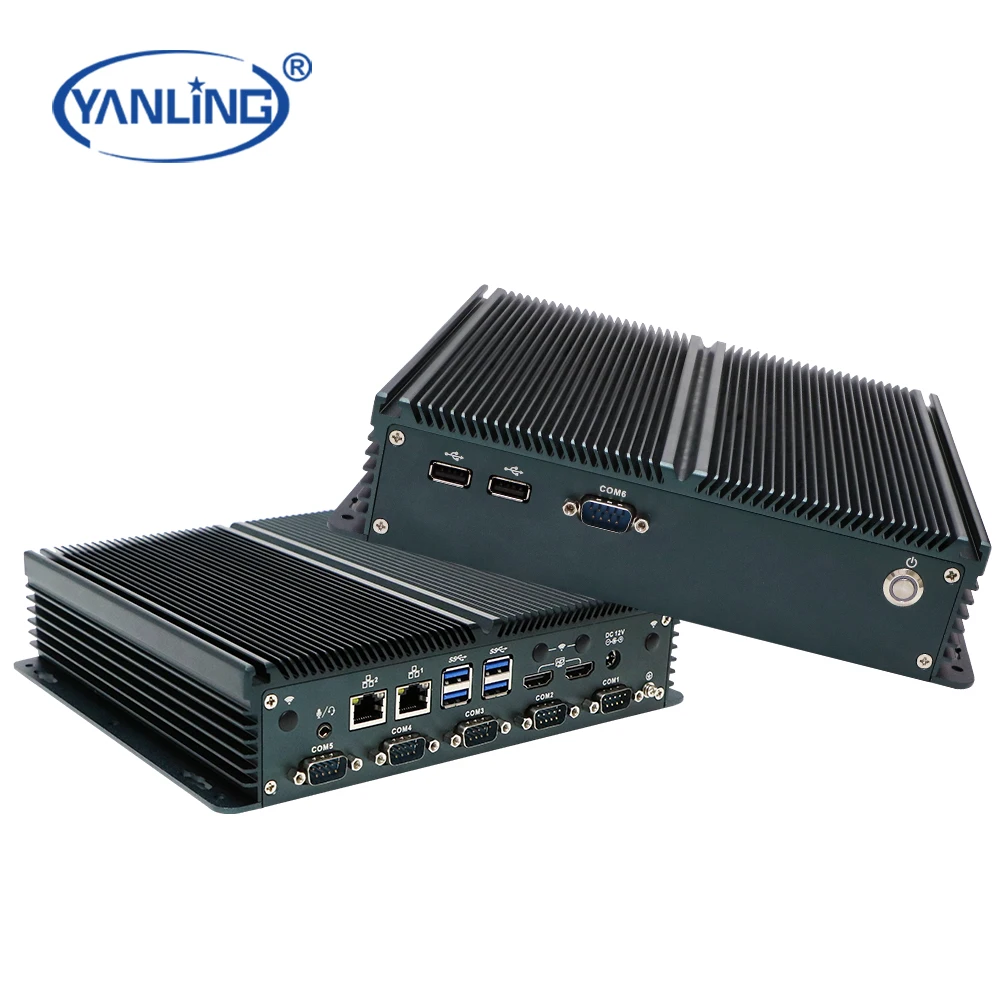 Yanling IBOX-1326 Industrial Control Computer N100 Industrial Host Mini Embedded Fanless With Multi-Serial In Stock