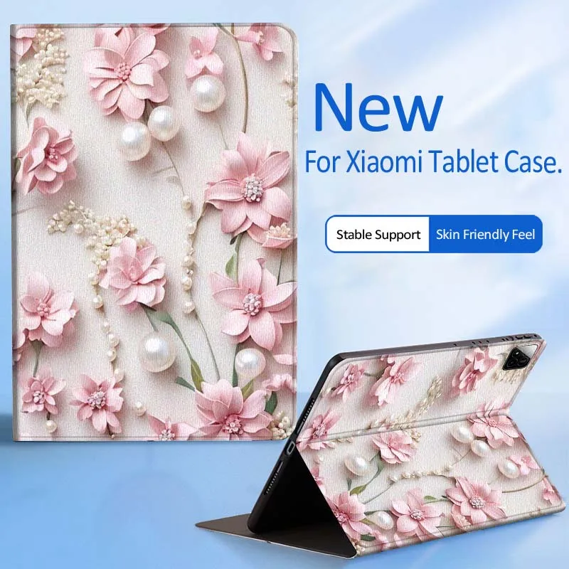 Flower Luxury Starfish Gift For Xiaomi Redmi Mi Poco Pad 2 5 6s 7 7s Ultra Pro Max 14 12.4 12.1 inch Soft Tablet Case
