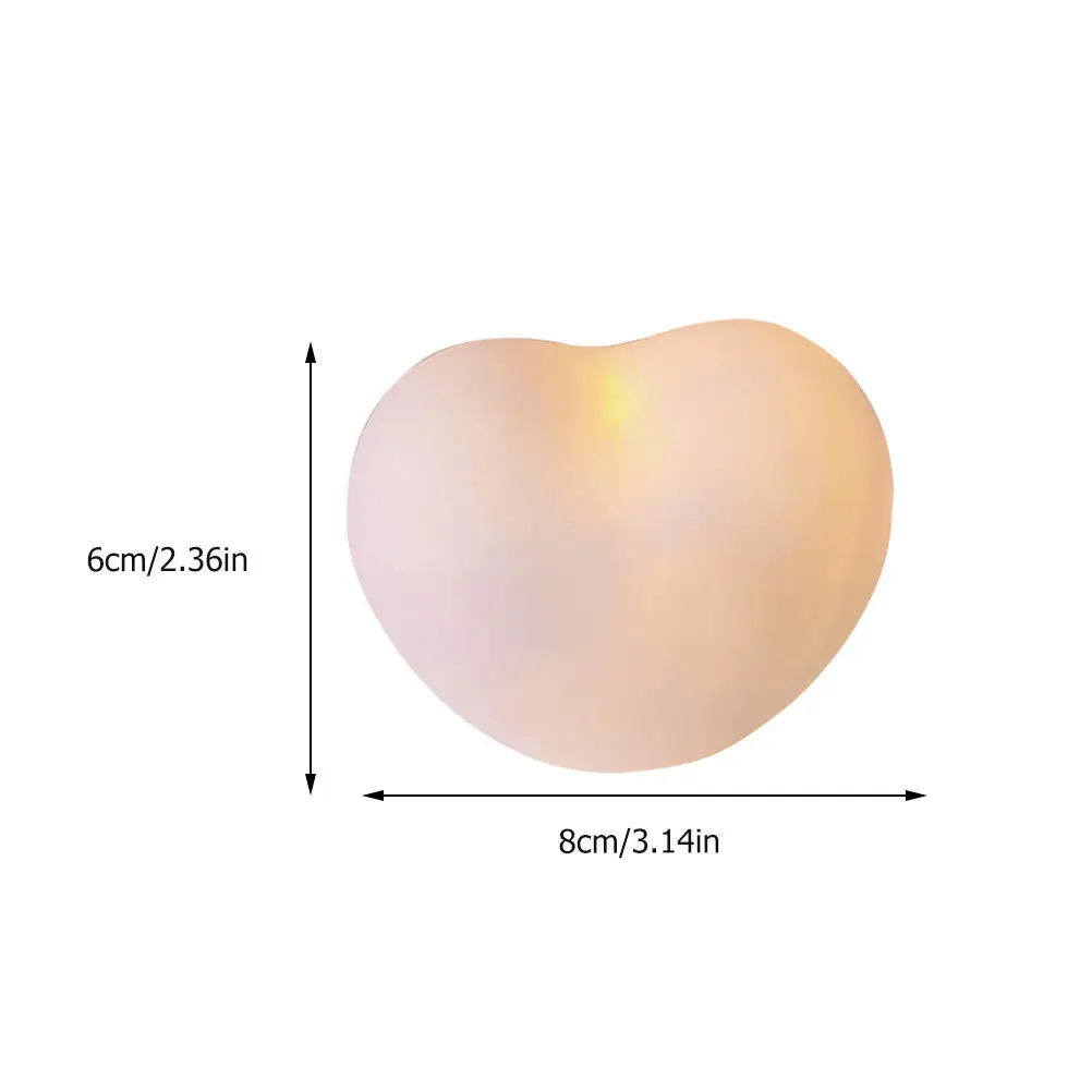 2 قطعة شكل ليلي إبداعي Led مصباح لغرفة النوم السرير ديكور للطاولات سطح المكتب ضوء ديكور المنزل هدية توهج دافئ فريد