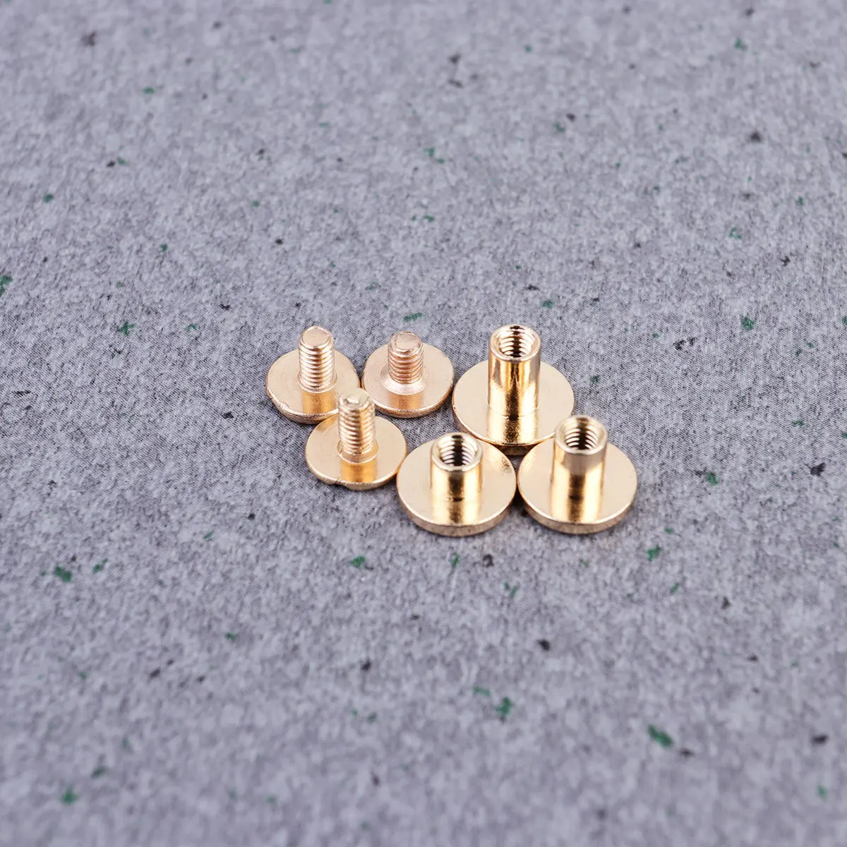 

30 Pcs Rivets Replacement Screws Copper Fastener Short Hair Harness Nail