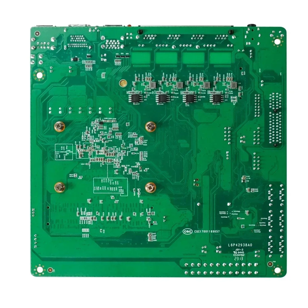 Placa-mãe n5105 nas intel celeron n5105 n5100 4 núcleos 6 * sata3.0 4*2.5g i226 1 * pcie 4x 17x17cm 2 * ddr4 firewall roteador placa-mãe