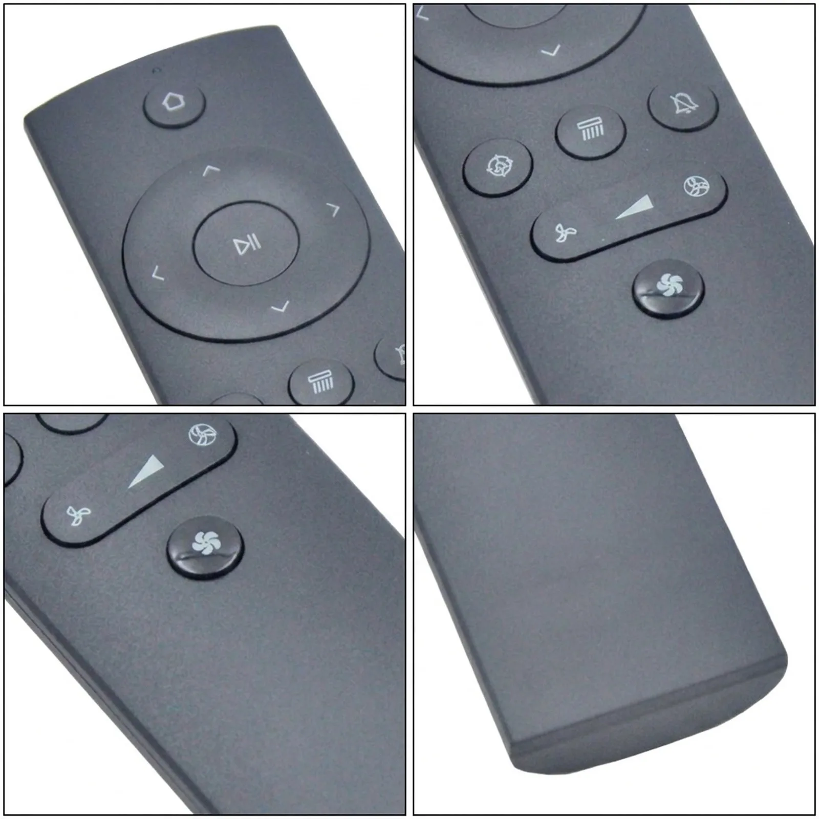 Black Remote Control Spare Parts Compact Ergonomic Remote Control for laresar Household Cleaning Remote Black Color Compact