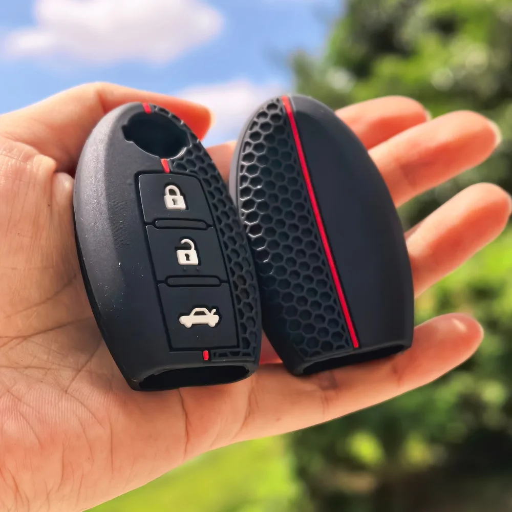 New Silicone Car Key Case Cover Shell for Nissan Qashqai X-Trail T32 T31 Juke J10 J11 Kicks Tiida Pathfinder Note for Infiniti