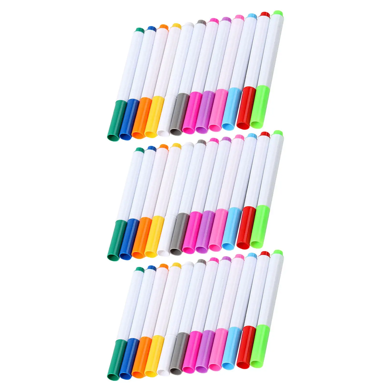 

36Pcs Fluorescent Neon Liquid Chalk Markers 12 Colors Fine Tip Washable Erasable Window Glass Acrylic LED Blackboard Menu Board