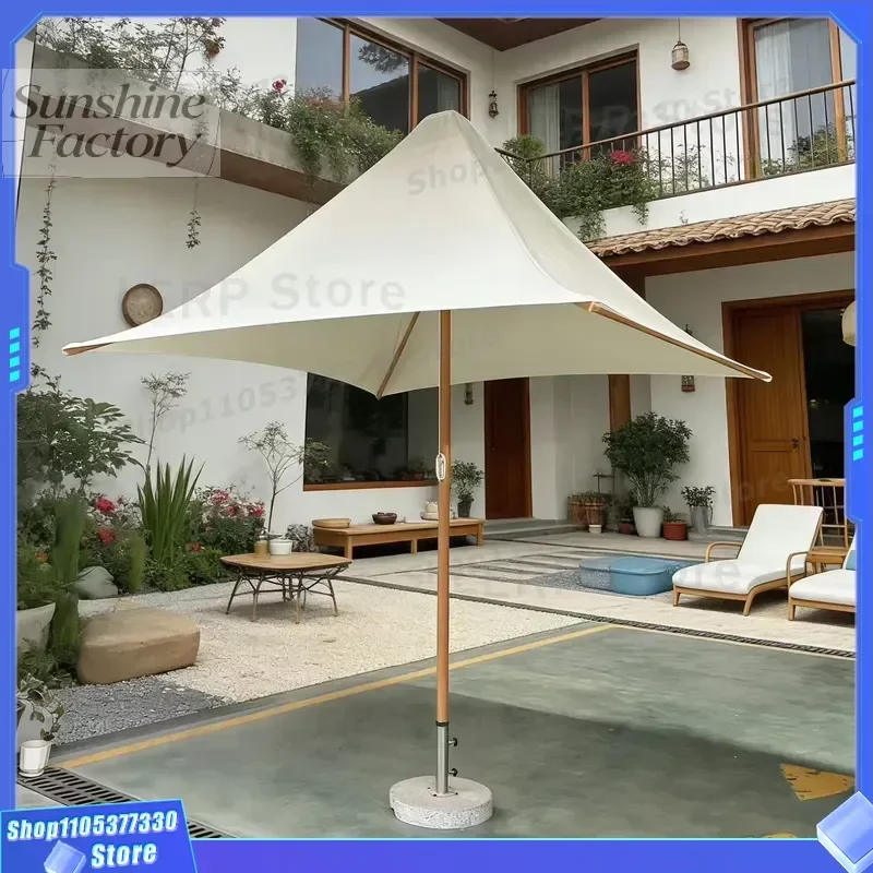 gazebo Custom Size Heavy Large Outdoor Umbrella Parasol 4m 6m 8m Garden Patio Beach Sunshade Umbrella Rain Tent Parasol