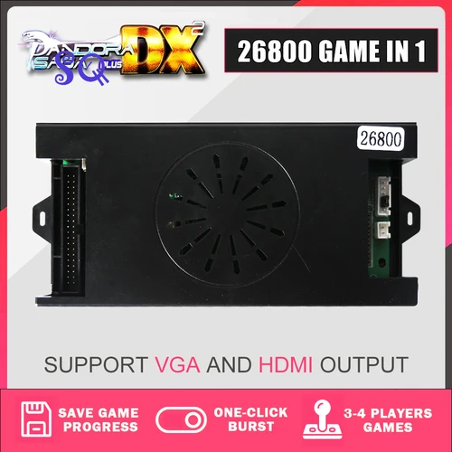 Imagen 2 del producto Pandora Saga-Caja DX2 26800 en 1, Kit de bricolaje para 2 jugadores con copia, Joystick Sanwa, botón LED para consola de juegos Arcade