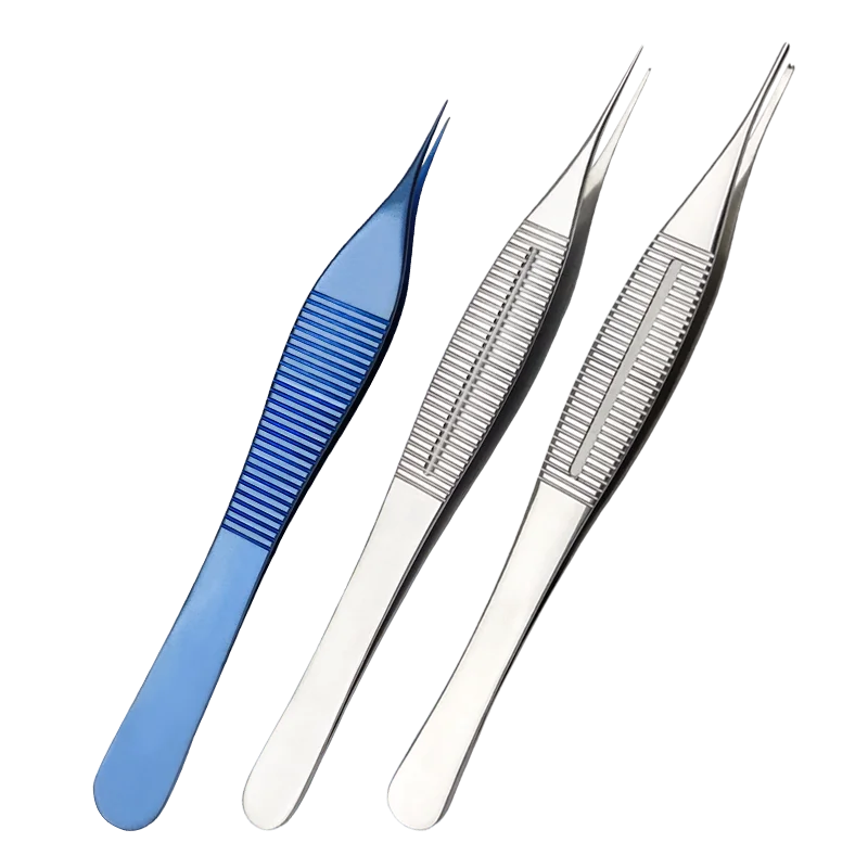 Edison forceps with tooth cartilage forceps surgery pot belly forceps with hook tissue forceps