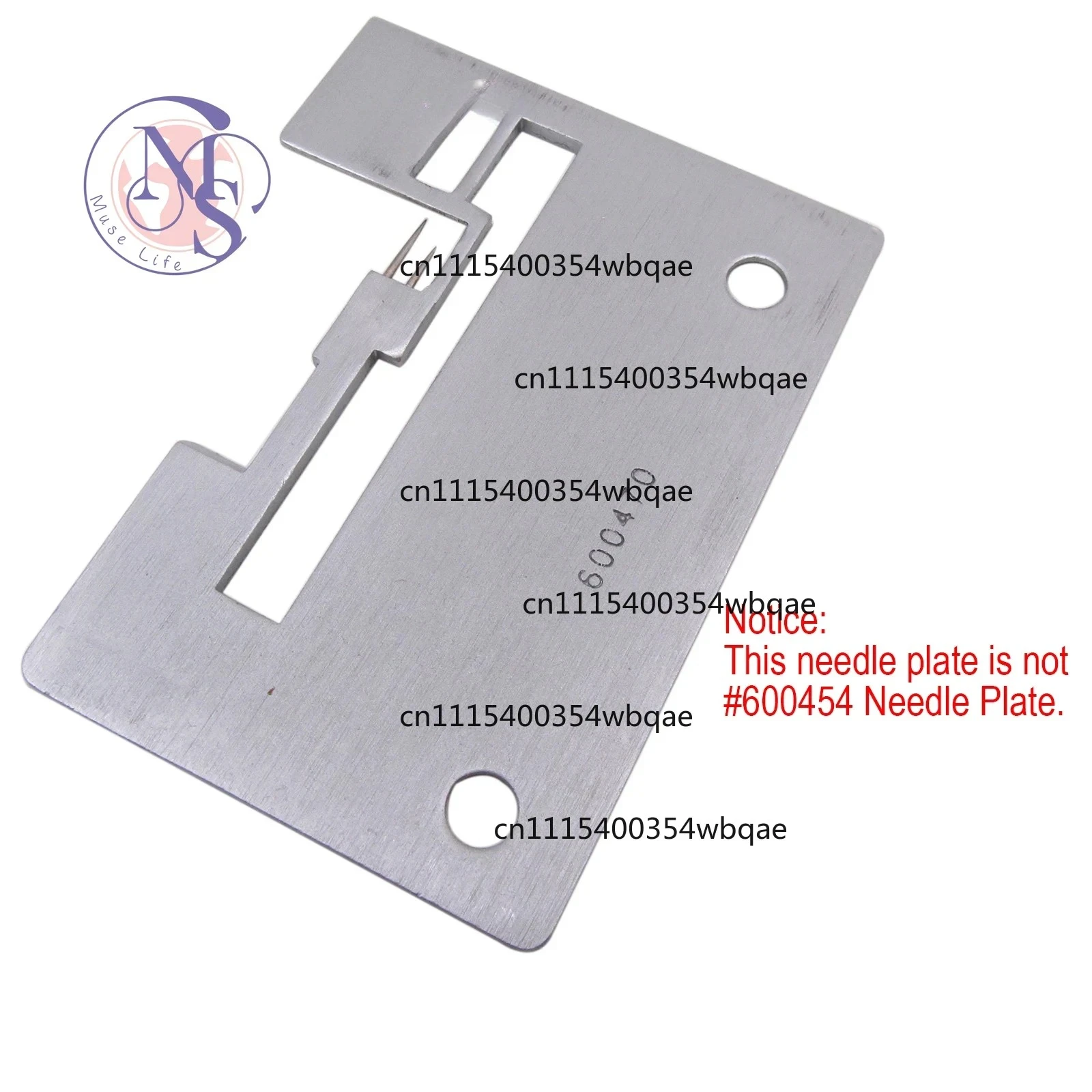 ZOCI-FOR-1Pcs 600470 Needle Plate Fit Overlock Sewing Machine SE017 HD0400S HD0405S S010L S0100 S0105 1230OL Replacement Part