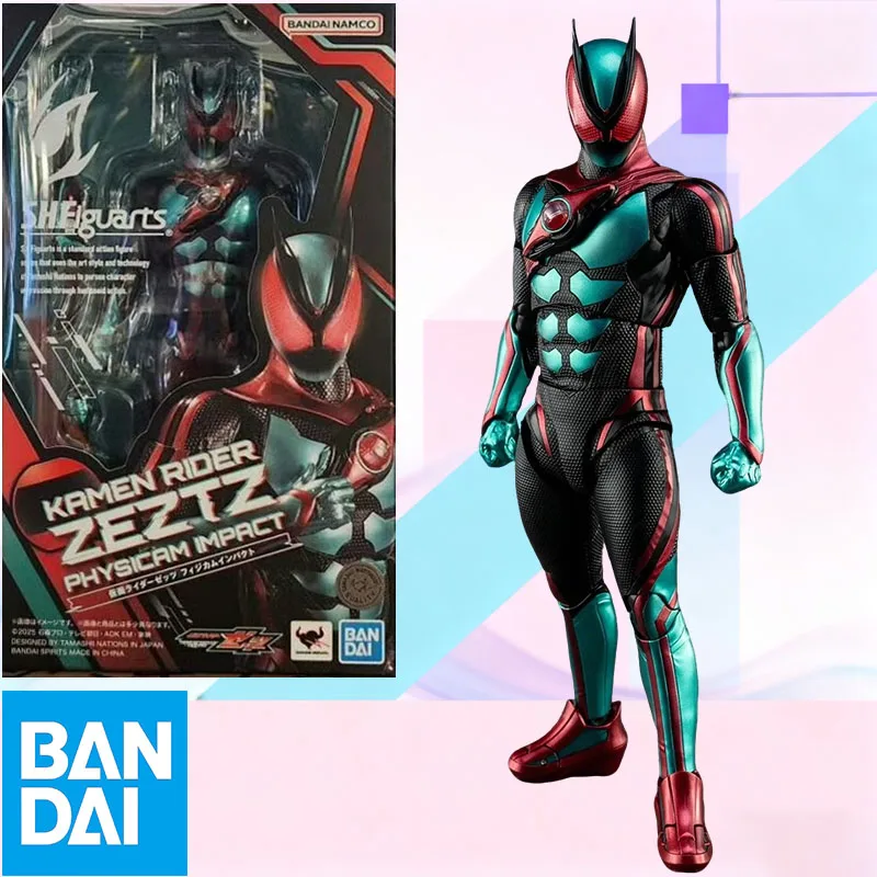 

In Stock BANDAI Original S.H.Figuarts Kamen Rider ZEZTZ PHYSICAM IMPRCT SHF Action Figure Model Gift for Kid Foam Box Packaging