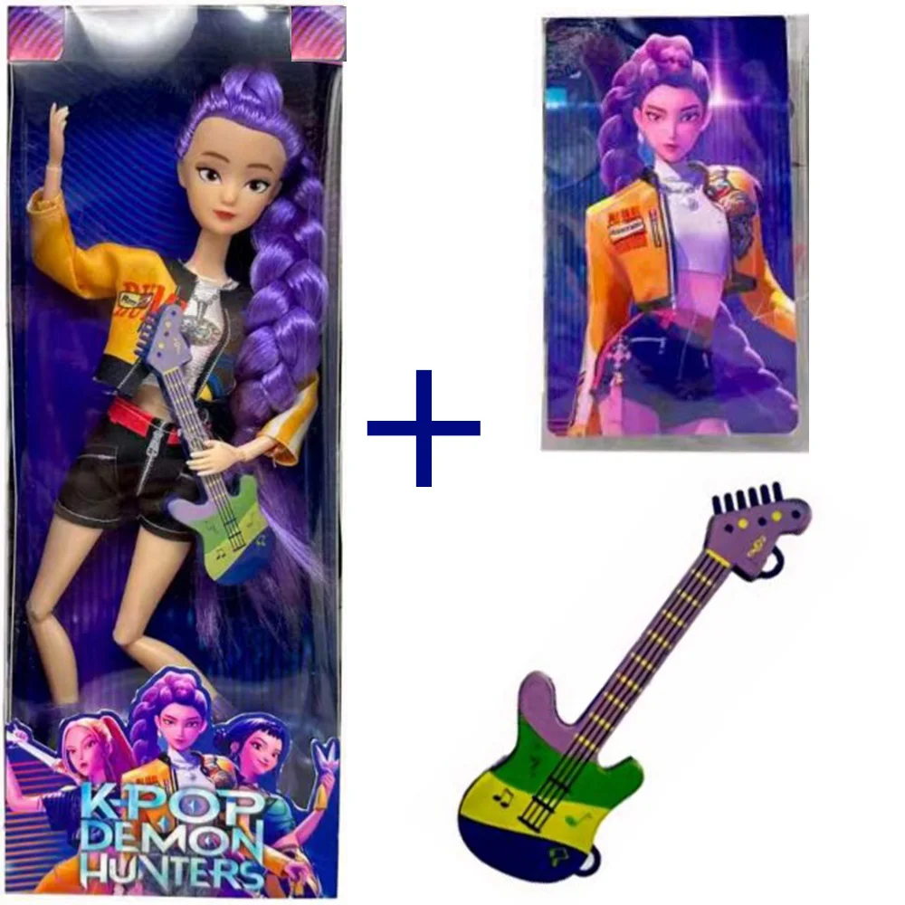 ฟิกเกอร์ไวนิล Kpop Demon Hunters ของสะสมใหม่ K-POP Demon Slayer ตุ๊กตาจิ๋ว Lumimila Zoey ของตกแต่งโต๊ะทำงาน ของขวัญ