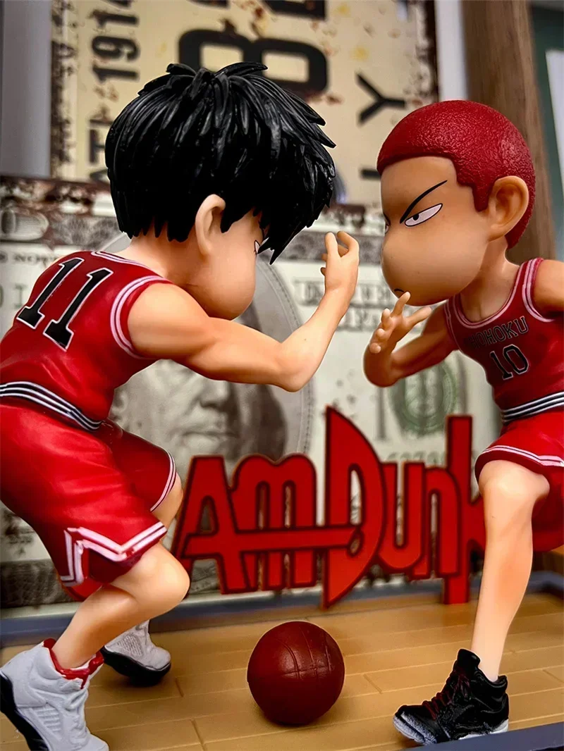 Q Version Slam Dunk Century High Five The Century Anime Figures Sakuragi Hanamichi Rukawa Maple Collection Model Ornament Toys