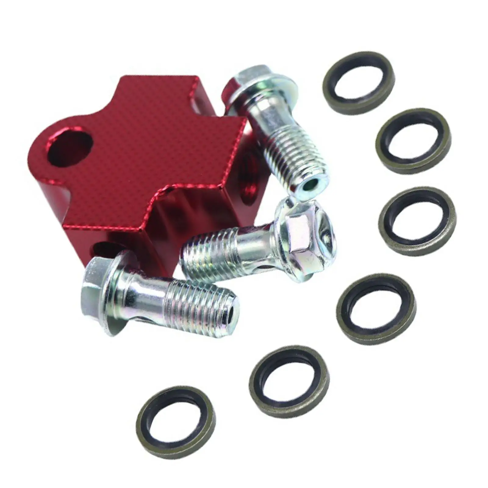 

Brake Oil Hose Tee Connector Three Way Adapter Aluminum Alloy Hydraulic Pipe Coupler for Bike ATV Motorcycle Rear Brake