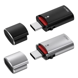 2-in-1 Type-C To USB 3.0 OTG Converterfor iPhone 15 5Gbps Speed TF Card USB Drive Card Reader Type-C To USB Adapter Connector