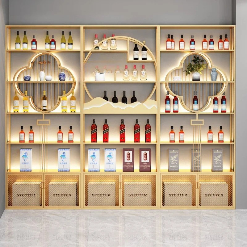 

Showcases Whiskey Showcase Shelves Bar Cabinet Luxury Mini Coffee Outdoor Kitchen Cabinets Wine Refrigerator Furniture Liquor