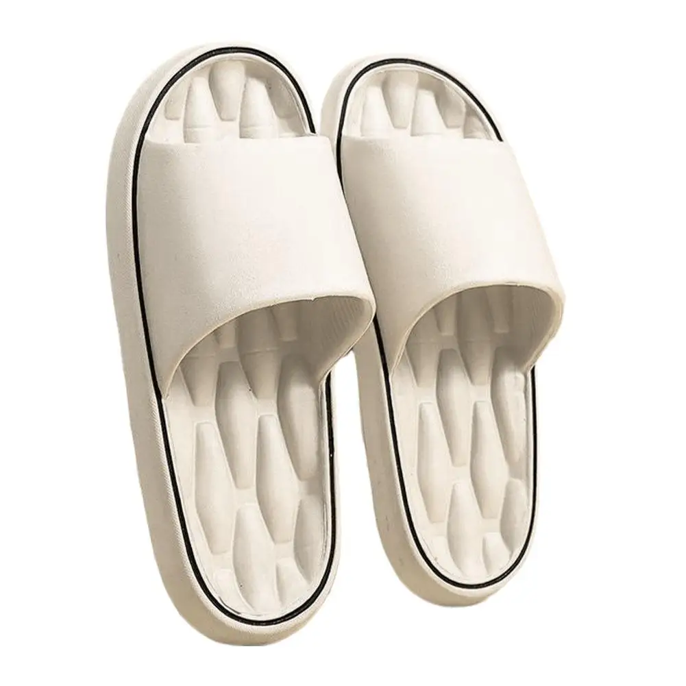 Modische superleichte Damen-Hausschuhe, rutschfeste EVA-elastische Schuhe, bunte Turnschuhe in der Tür, Badezimmer-Flip-Flops – Detail 3