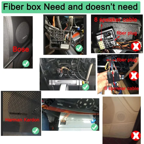 Imagen 2 del producto Decodificador de fibra óptica de Radio estéreo para coche, la mayoría de cajas para Audi Mercedes Benz serie ML/R Porsche Cayenne