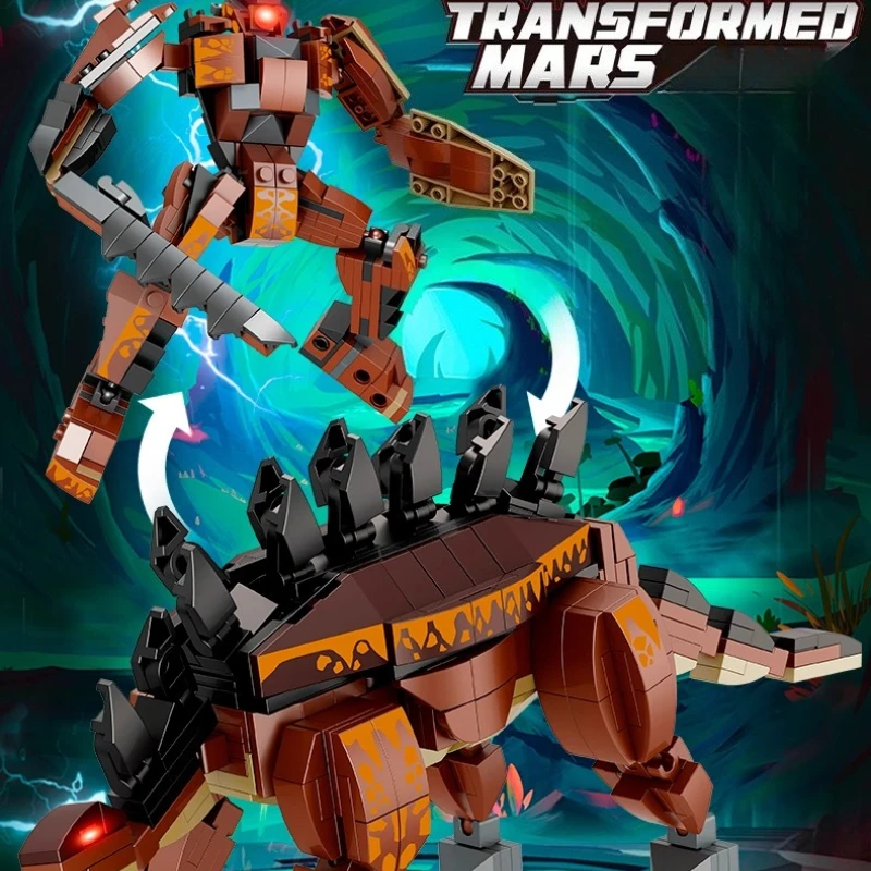 

SEMBO Jurassic Dinosaur Building Blocks Assembled Creative Dinosaur World Model Stegosaurus Ornaments Educational Toys Gifts