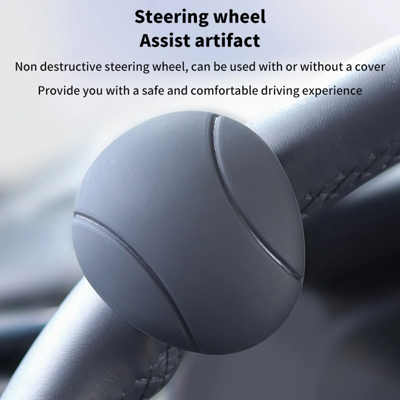 Universal Auto Volante Spinner Knob, Esforço Saving, One-Hand Steering Boosters, Rotação de 360 graus, Acessórios de carro antiderrapante