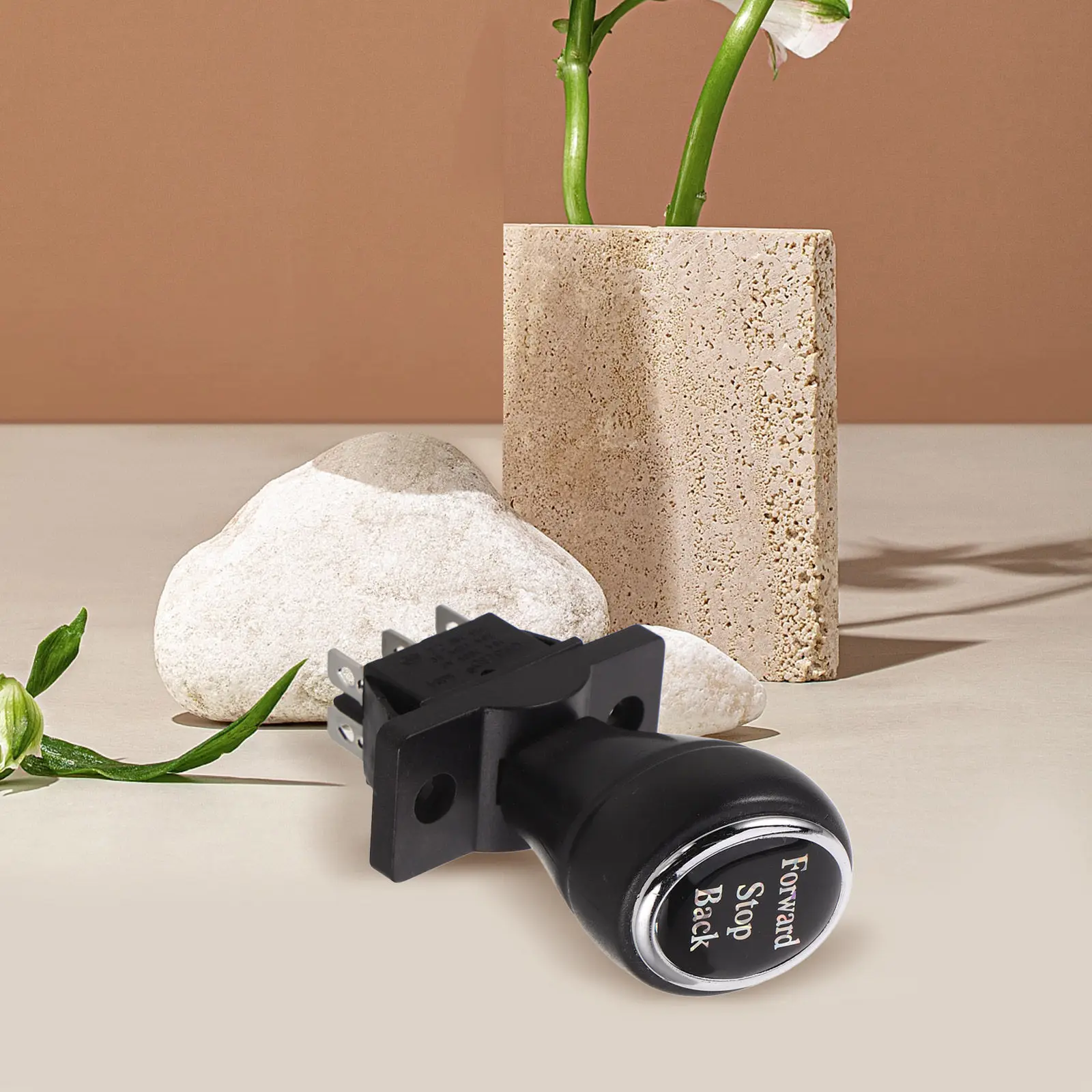 

Automatic Reset Joystick for Kids Electric Cars Forward Reverse Switch Electric Wheel Shift Rod Stable Fixed Hole Design