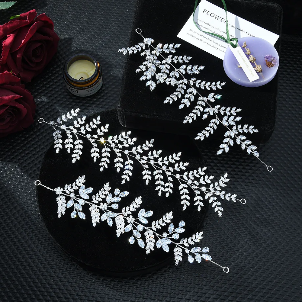 

Роскошные свадебные повязки на голову для свадьбы, аксессуары для волос, диадемы для невесты с кубическим цирконием, повязка для волос, головной убор для выпускного вечера, свадебный головной убор