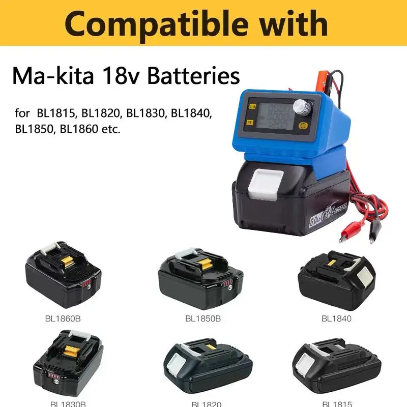 for Makita 35W Wireless Portable For Makita 18V Battery Adjustable Variable DC Power Stabilizer Adjustable Table Power Meter