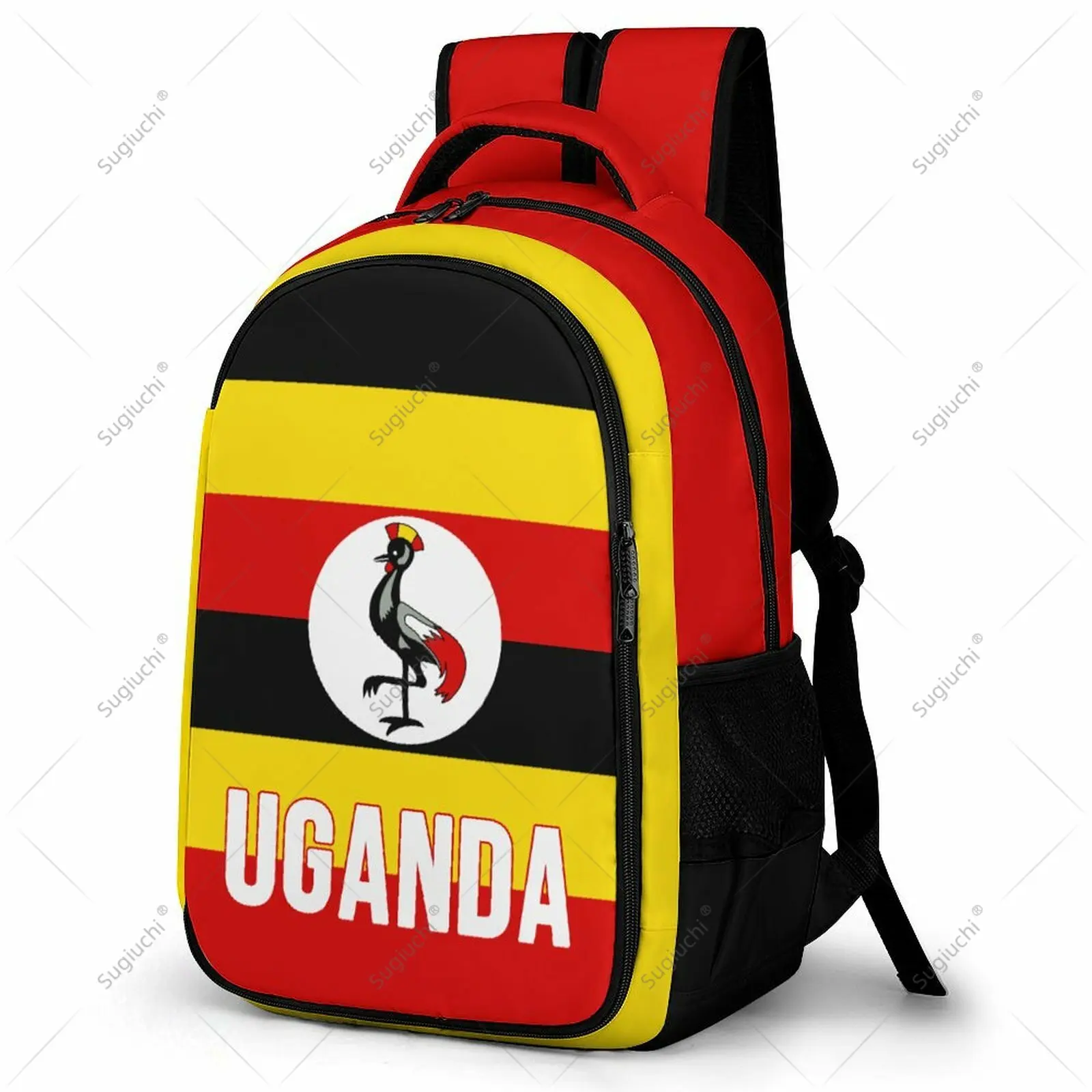 Backpack Uganda Flag Student Schoolbag Smart Business Travel Leisure Backpack Laptop Back Pack Office Work Bag