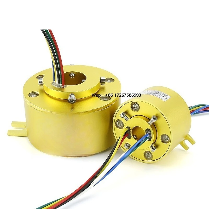 حلقة موصل كهربائي مخصصة للموصل الدوار من الشركة المصنعة، مع فتحة ID38.1mm، سلك 1 ~ 300، 10A ~ 500A لكل حلقة #1